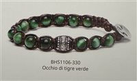 Bracciale Tamashii Ruota della Preghiera in Argento Occhio di tigre BHS1106-330